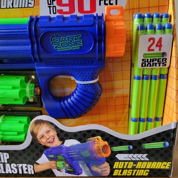 Dart Zone Powerbolt Belt Blaster or Quatroblast Superflip Blaster Foam Dart Gun - Picture 5 of 12